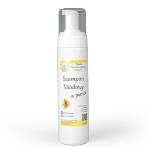 Szampon w piance dla psa – miodowy blask i roślinna siła | Lipowy Gaj