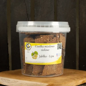 Ciastka miodowo ziołowe – Jabłko – Lipa – Nowy smak!